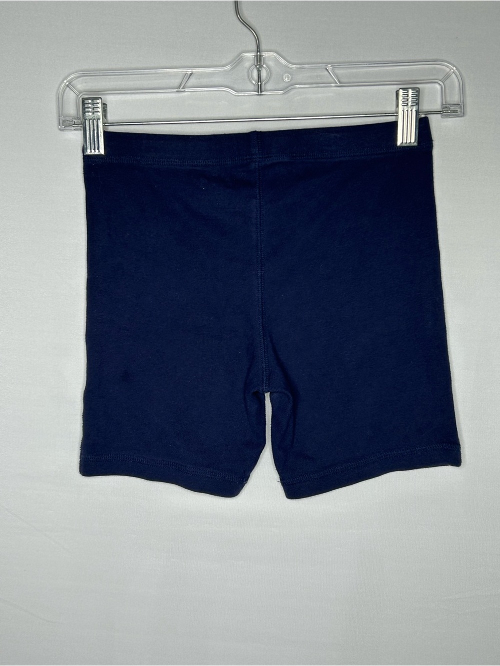 Primary Navy Girls Bike Shorts - Stretch Cotton Blend
